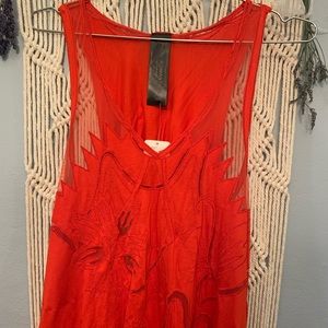 Free People Red Tank Top